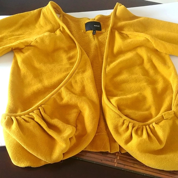 Vintage Hurley Cold Shoulder Cardigan - Picture 7 of 10